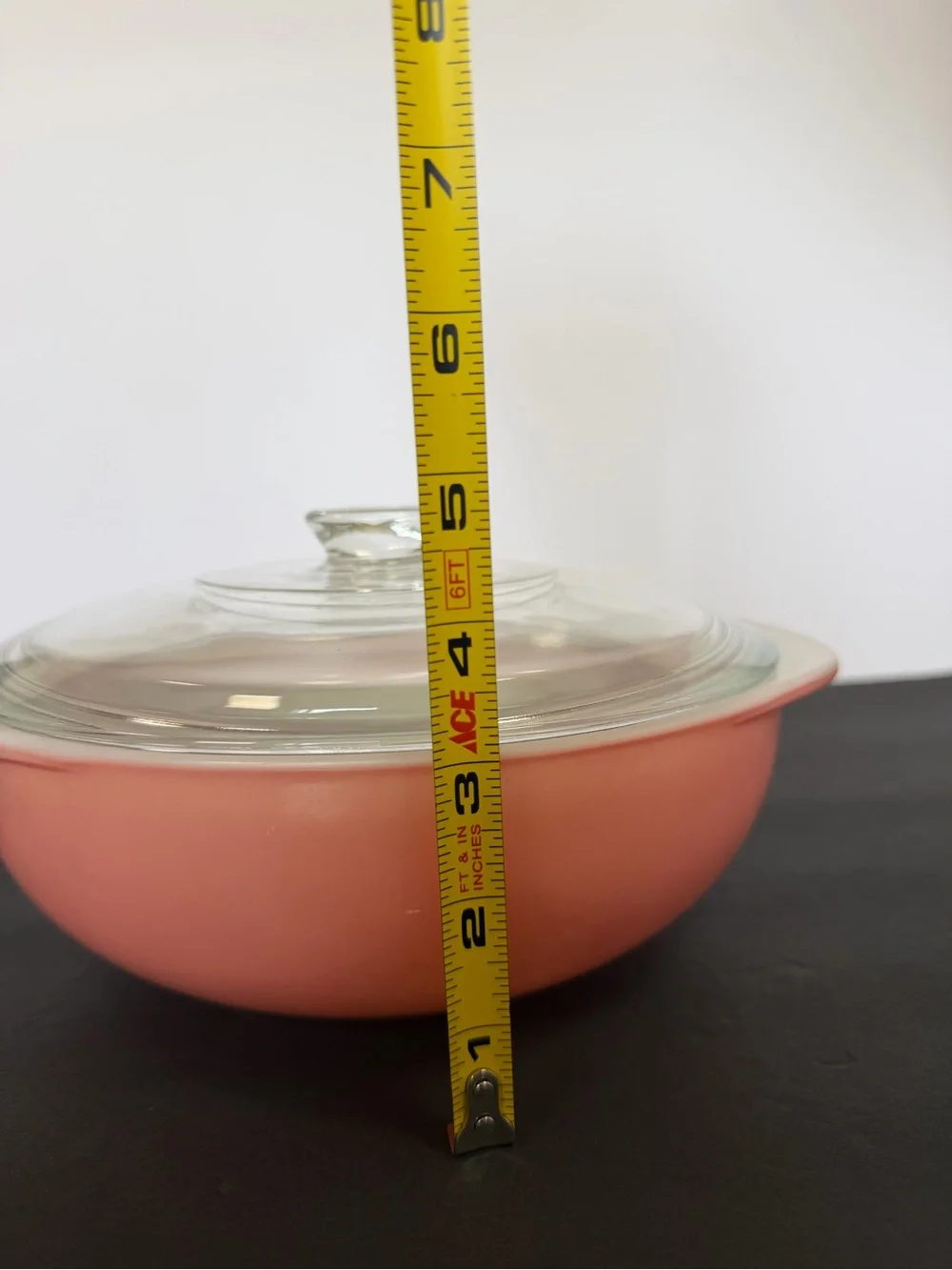 Vintage Pyrex 024 Pink Flamingo 2QT Casserole Baking Dish Bowl & Lid Oven Ware